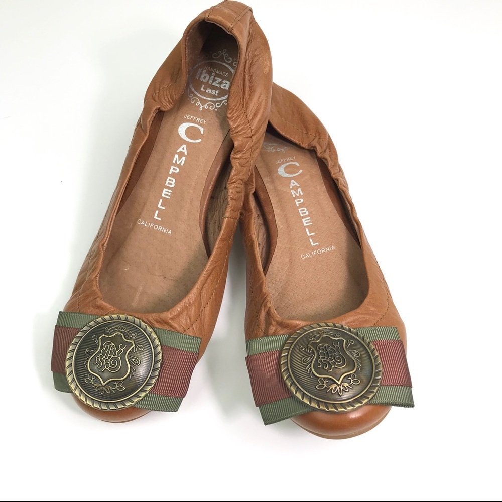 Jeffrey Campbell Crest Bow  Ballet Flat Sz 6